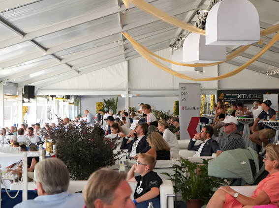 CSI Ascona event Lunch tables